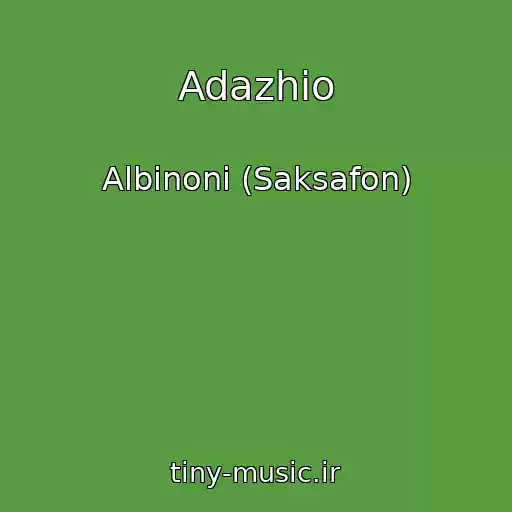 کاور آهنگ Adazhio از Albinoni (Saksafon)