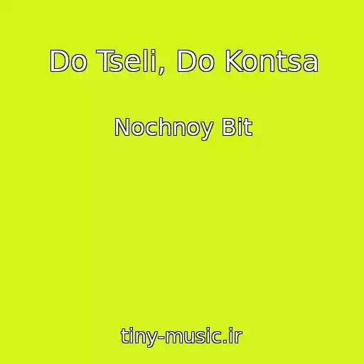 کاور آهنگ Do Tseli, Do Kontsa از Nochnoy Bit