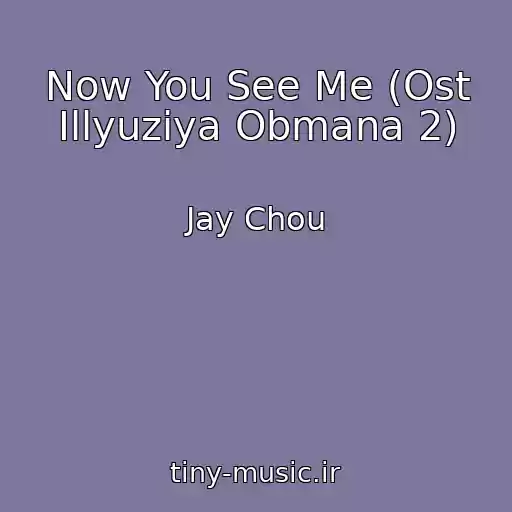 کاور آهنگ Now You See Me (Ost Illyuziya Obmana 2) از Jay Chou