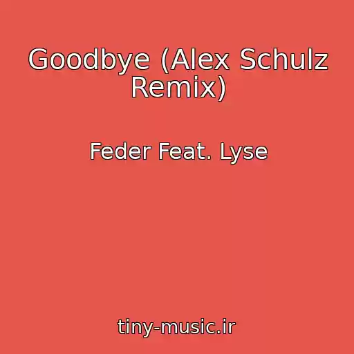 کاور آهنگ Goodbye (Alex Schulz Remix) از Feder Feat. Lyse