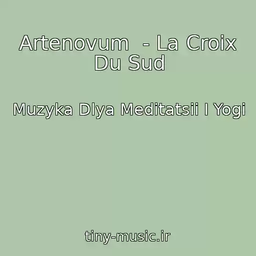 کاور آهنگ Artenovum  - La Croix Du Sud از Muzyka Dlya Meditatsii I Yogi
