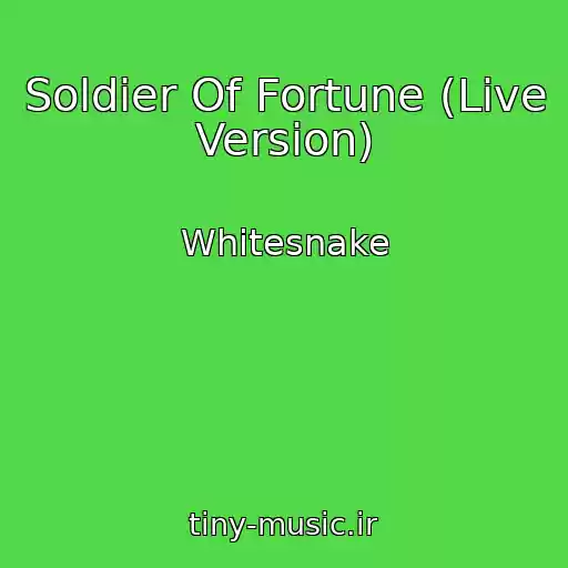 کاور آهنگ Soldier Of Fortune (Live Version) از Whitesnake