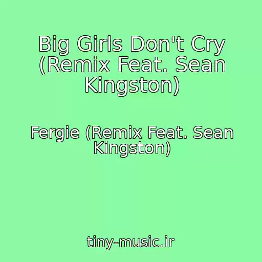 کاور آهنگ Big Girls Don't Cry (Remix Feat. Sean Kingston) از Fergie (Remix Feat. Sean Kingston)