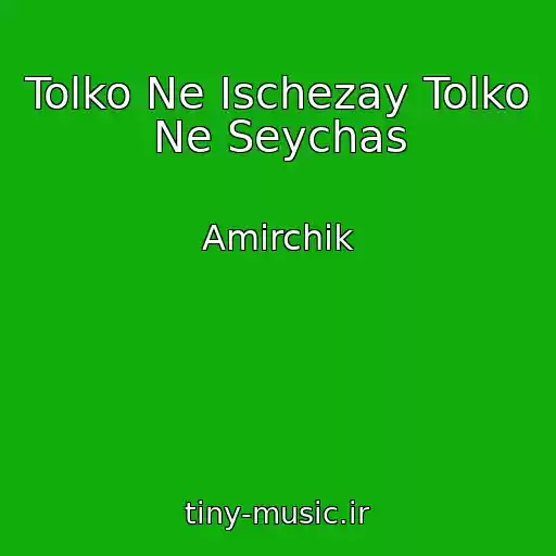 کاور آهنگ Tolko Ne Ischezay Tolko Ne Seychas از Amirchik