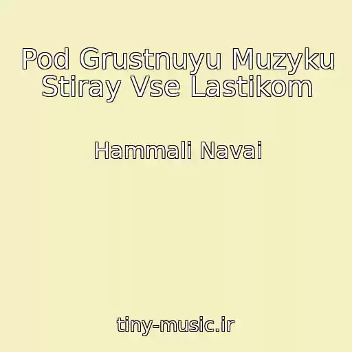 کاور آهنگ Pod Grustnuyu Muzyku Stiray Vse Lastikom از Hammali Navai