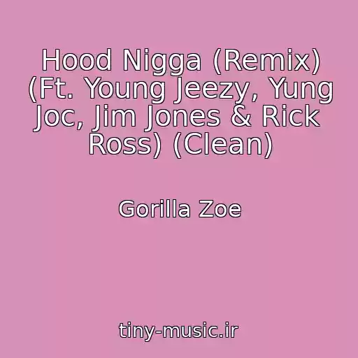 کاور آهنگ Hood Nigga (Remix) (Ft. Young Jeezy, Yung Joc, Jim Jones & Rick Ross) (Clean) از Gorilla Zoe