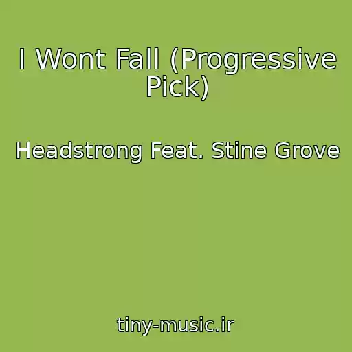 کاور آهنگ I Wont Fall (Progressive Pick) از Headstrong Feat. Stine Grove