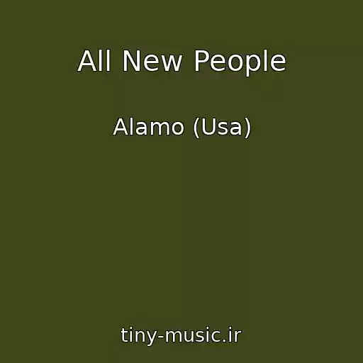 کاور آهنگ All New People از Alamo (Usa)