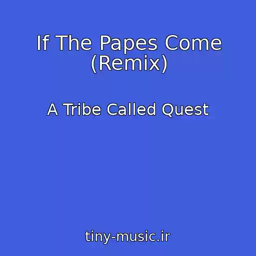 کاور آهنگ If The Papes Come (Remix) از A Tribe Called Quest