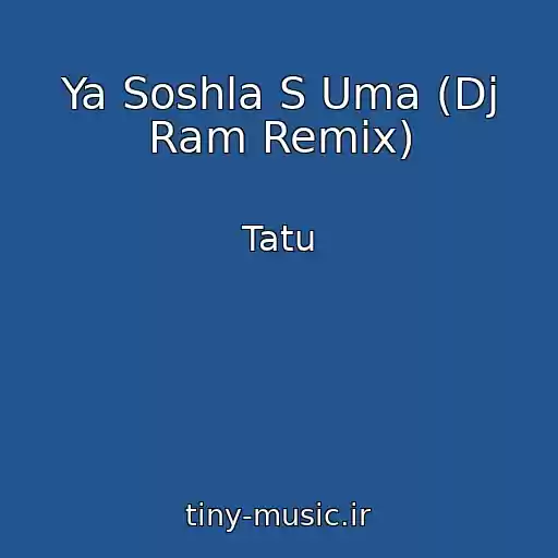 کاور آهنگ Ya Soshla S Uma (Dj Ram Remix) از Tatu