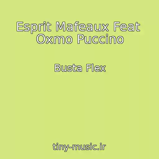 کاور آهنگ Esprit Mafeaux Feat  Oxmo Puccino از Busta Flex