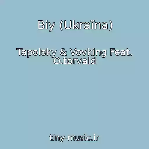 کاور آهنگ Biy (Ukraїna) از Tapolsky & Vovking Feat. O.torvald