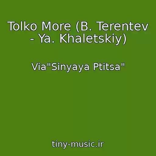 کاور آهنگ Tolko More (B. Terentev - Ya. Khaletskiy) از Via"Sinyaya Ptitsa"