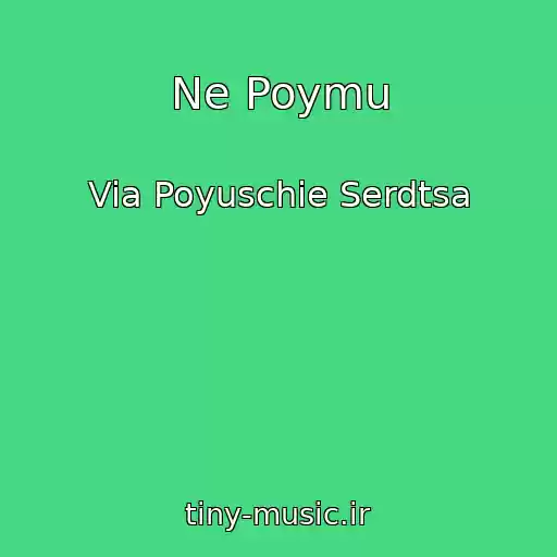 کاور آهنگ Ne Poymu از Via Poyuschie Serdtsa