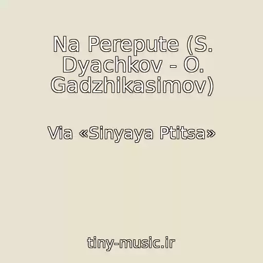 کاور آهنگ Na Perepute (S. Dyachkov - O. Gadzhikasimov) از Via «Sinyaya Ptitsa»