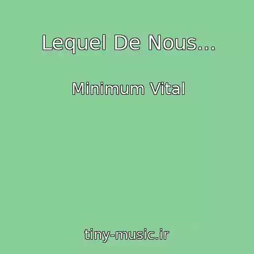 کاور آهنگ Lequel De Nous... از Minimum Vital