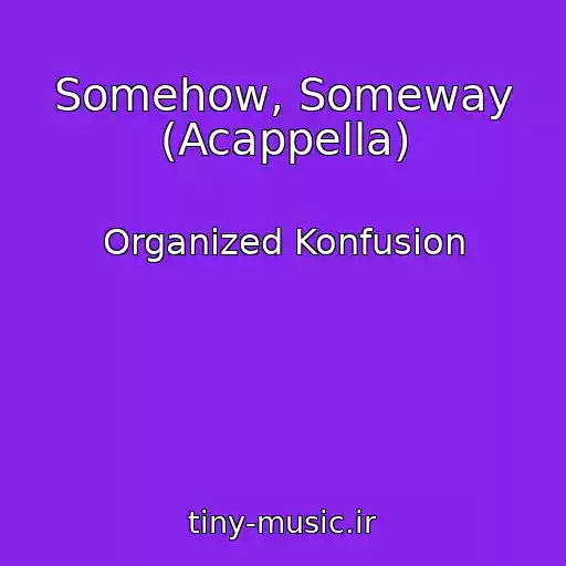 کاور آهنگ Somehow, Someway (Acappella) از Organized Konfusion