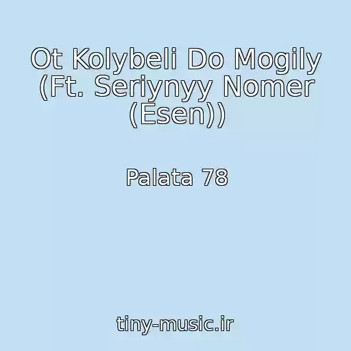 کاور آهنگ Ot Kolybeli Do Mogily (Ft. Seriynyy Nomer (Esen)) از Palata 78