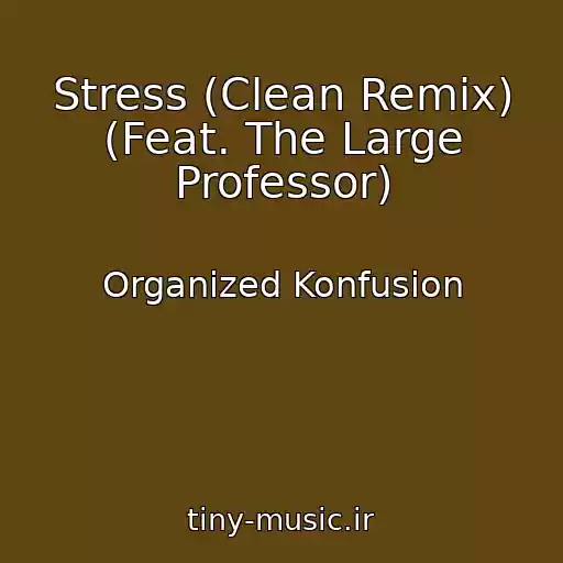 کاور آهنگ Stress (Clean Remix) (Feat. The Large Professor) از Organized Konfusion