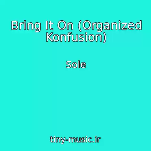 کاور آهنگ Bring It On (Organized Konfusion) از Sole