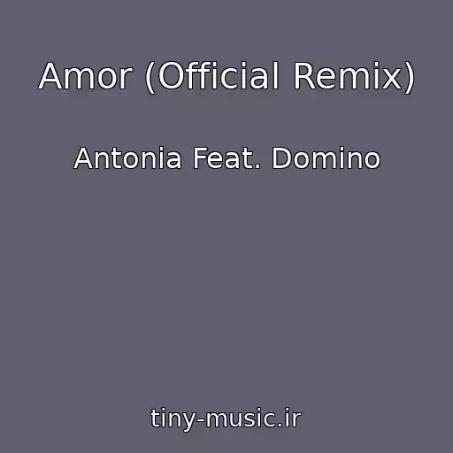 کاور آهنگ Amor (Official Remix) از Antonia Feat. Domino