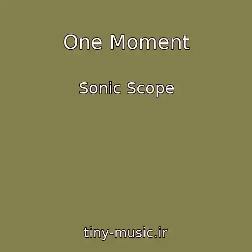کاور آهنگ One Moment از Sonic Scope