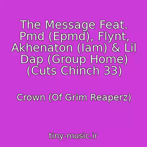 کاور آهنگ The Message Feat. Pmd (Epmd), Flynt, Akhenaton (Iam) & Lil Dap (Group Home) (Cuts Chinch 33) از Crown (Of Grim Reaperz)