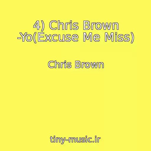 کاور آهنگ 4) Chris Brown -Yo(Excuse Me Miss) از Chris Brown