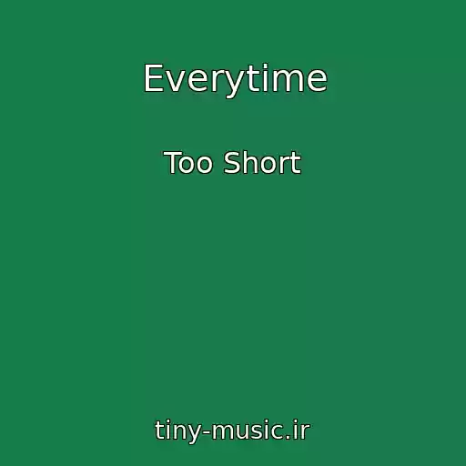 کاور آهنگ Everytime از Too Short