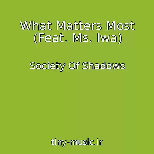 کاور آهنگ What Matters Most (Feat. Ms. Iwa) از Society Of Shadows