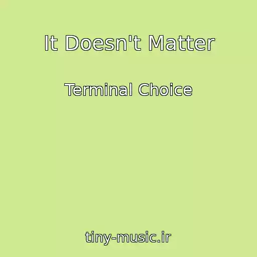 کاور آهنگ It Doesn't Matter از Terminal Choice