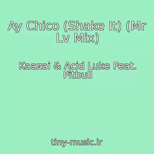 کاور آهنگ Ay Chico (Shake It) (Mr Lv Mix) از Kaazai & Acid Luke Feat. Pitbull