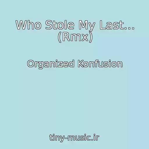 کاور آهنگ Who Stole My Last... (Rmx) از Organized Konfusion