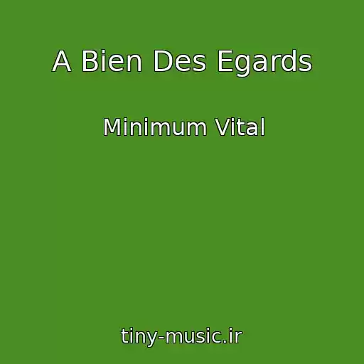 کاور آهنگ A Bien Des Egards از Minimum Vital