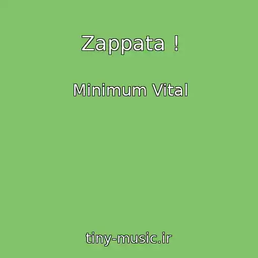 کاور آهنگ Zappata ! از Minimum Vital
