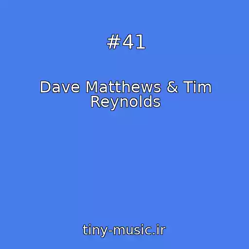 کاور آهنگ #41 از Dave Matthews & Tim Reynolds