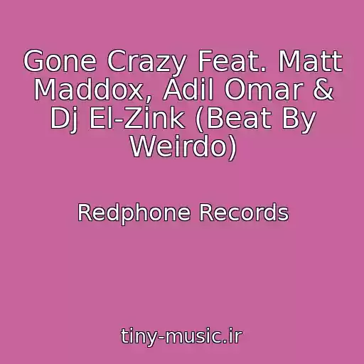 کاور آهنگ Gone Crazy Feat. Matt Maddox, Adil Omar & Dj El-Zink (Beat By Weirdo) از Redphone Records
