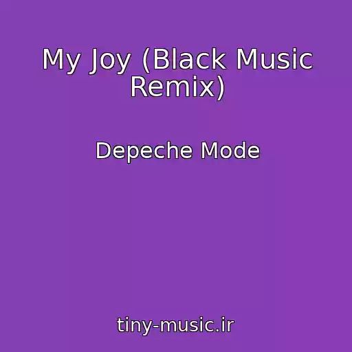 کاور آهنگ My Joy (Black Music Remix) از Depeche Mode