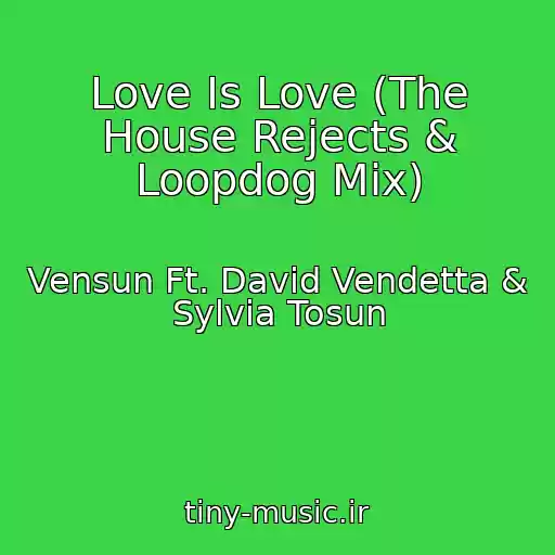 کاور آهنگ Love Is Love (The House Rejects & Loopdog Mix) از Vensun Ft. David Vendetta & Sylvia Tosun