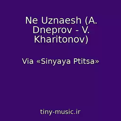 کاور آهنگ Ne Uznaesh (A. Dneprov - V. Kharitonov) از Via «Sinyaya Ptitsa»