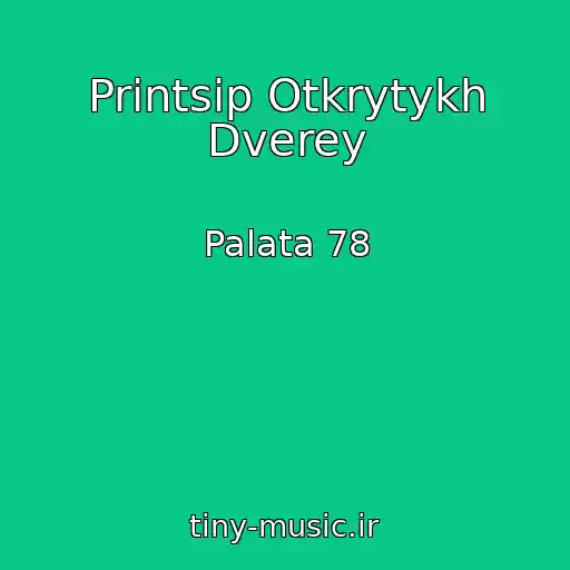 کاور آهنگ Printsip Otkrytykh Dverey از Palata 78
