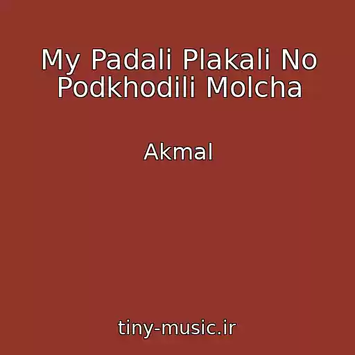 کاور آهنگ My Padali Plakali No Podkhodili Molcha از Akmal