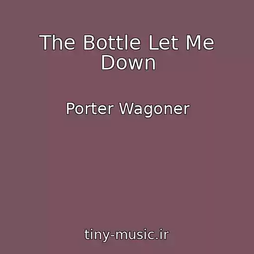 کاور آهنگ The Bottle Let Me Down از Porter Wagoner