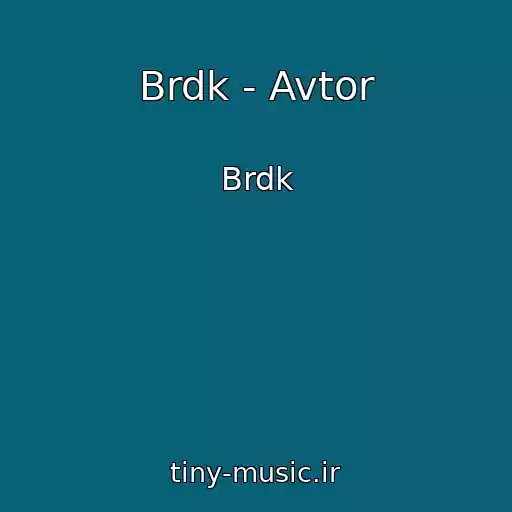 کاور آهنگ Brdk - Avtor از Brdk