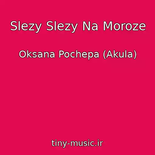 کاور آهنگ Slezy Slezy Na Moroze از Oksana Pochepa (Akula)