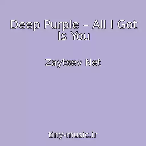 کاور آهنگ Deep Purple – All I Got Is You از Zaytsev Net