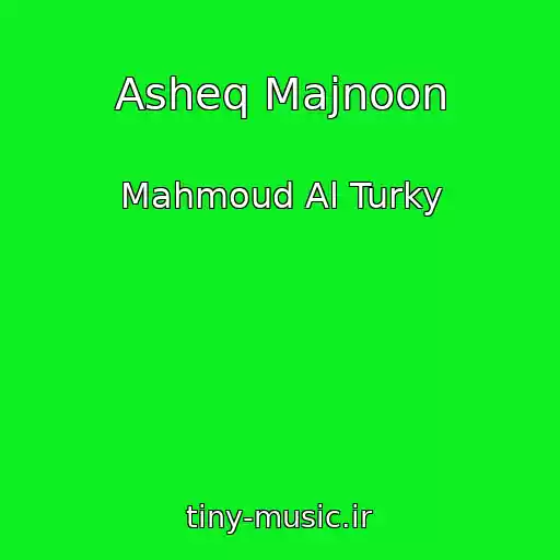 کاور آهنگ Asheq Majnoon از Mahmoud Al Turky