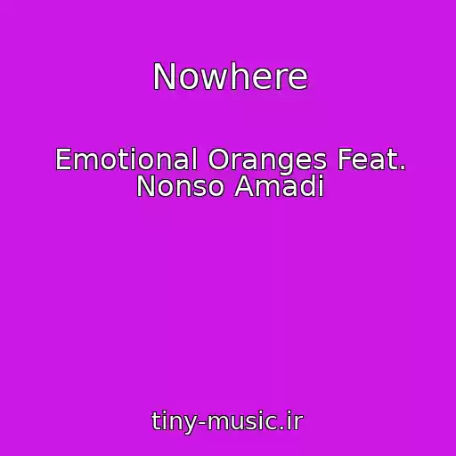 کاور آهنگ Nowhere از Emotional Oranges Feat. Nonso Amadi