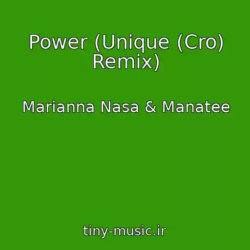 کاور آهنگ Power (Unique (Cro) Remix) از Marianna Nasa & Manatee