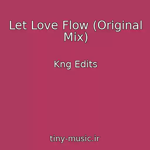 کاور آهنگ Let Love Flow (Original Mix) از Kng Edits